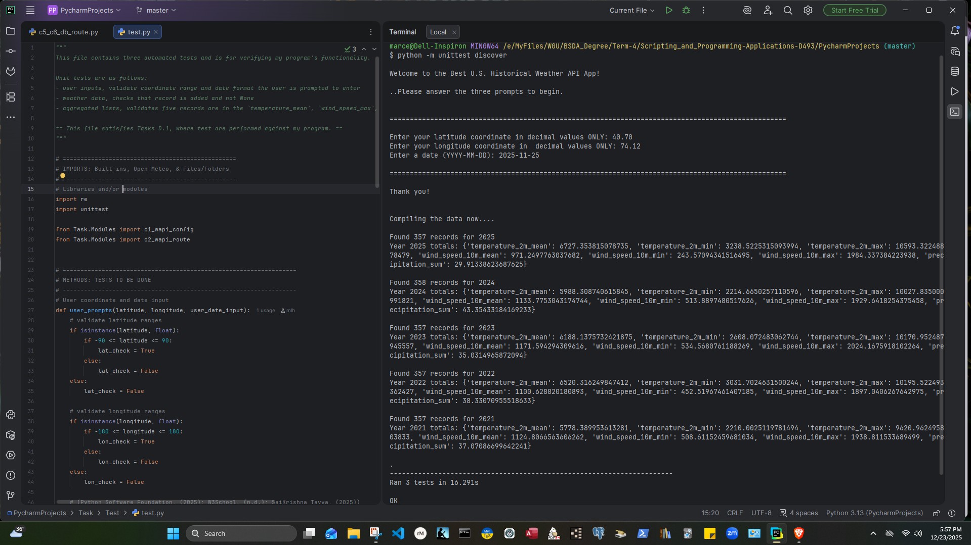 Unit tests passing